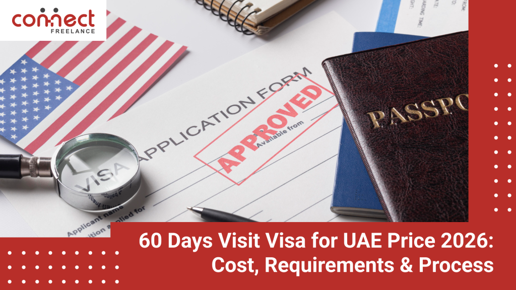 60 days visit visa for UAE price 2026 with passport, visa application form and approval process
